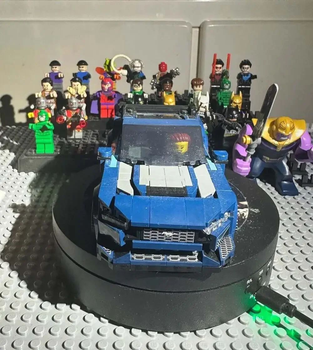 LEGO Speed Champions Ford Mustang Dark Horse Sports Car Building Toy Set